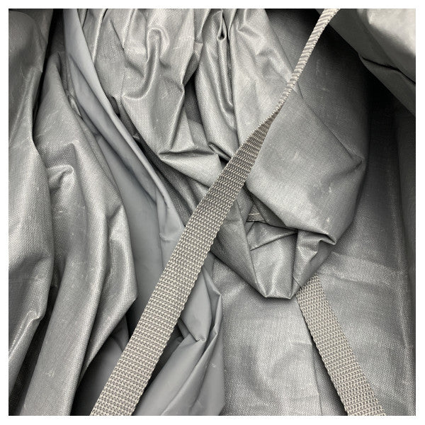 غطاء قمرة القيادة الكامل لسفينة Quicksilver 605 Open للنقل باللون الرمادي - 2119196 