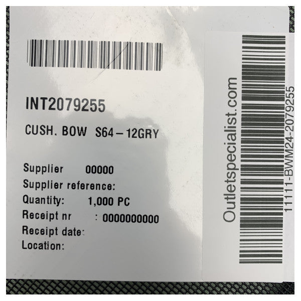 Uttern S64 Bow Tyyny Antrasiitti 12GRY - 2079255 