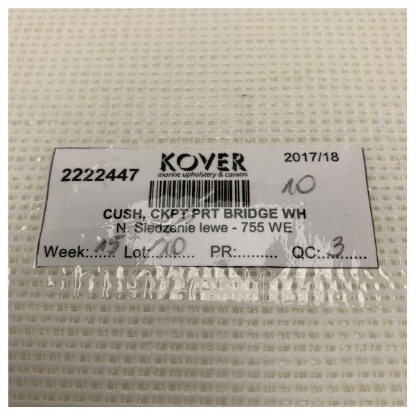 Quicksilver Activ 755 Weekend Cockpit Portside Bridge Cushion - 2222447 