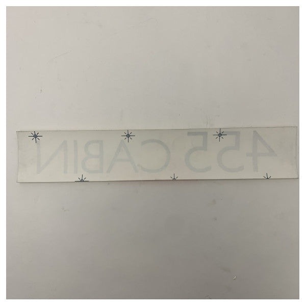 Quicksilver 455 Cabin Decal Logo - Αυτοκόλλητο Σκάφους - 156177 