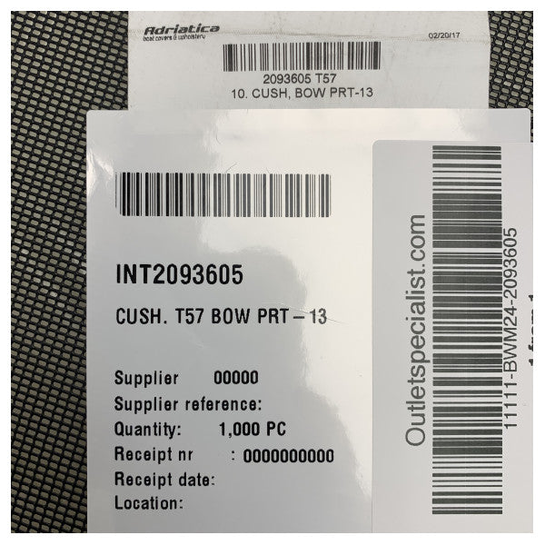 Uttern T57 Bowcushion Vasemmalla Antrasiitti - 2093605 