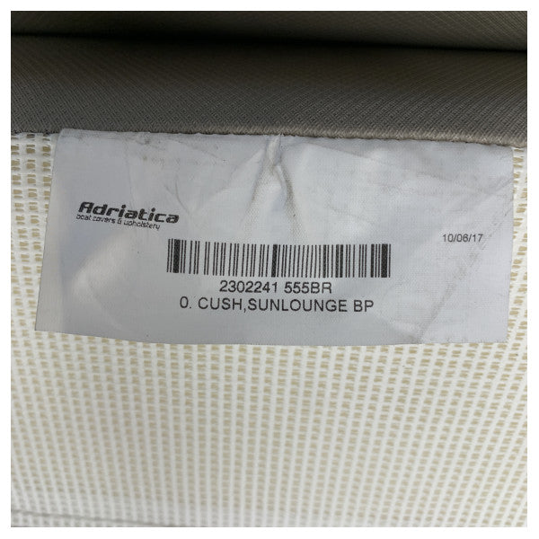 Quicksilver Activ 555 Bowrider Sunlounge Cushion Grey - 2302241 