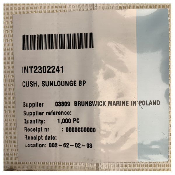 Quicksilver Activ 555 Bowrider Sunlounge Cushion Grey - 2302241 