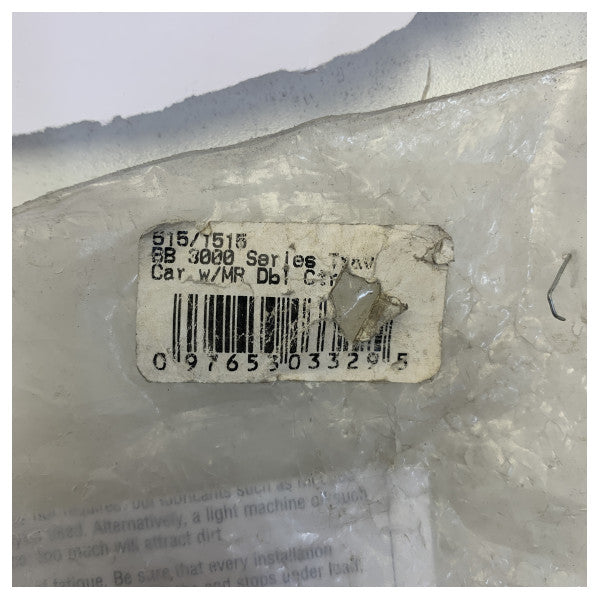 Harken BB 3000-serie traveler-vogn med MR dobbeltblok - 515/T515 