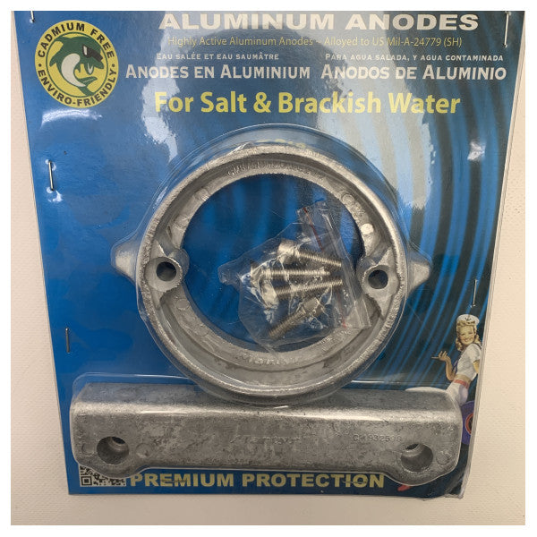 Kit de ânodo de alumínio Martyr para motor Volvo Penta 280 - CM280DPKITA