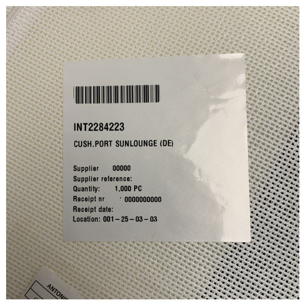 Quicksilver 555 Kabine Steuerbord Sonnenliege Kissen - 2284223 