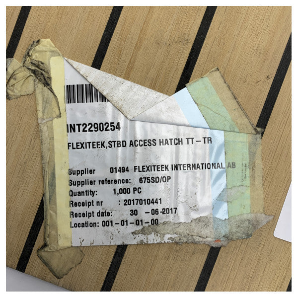 Quicksilver 675 Sun Deck Zugangsluke Steuerbordseite Flexiteak-Einsatz - 2290254 