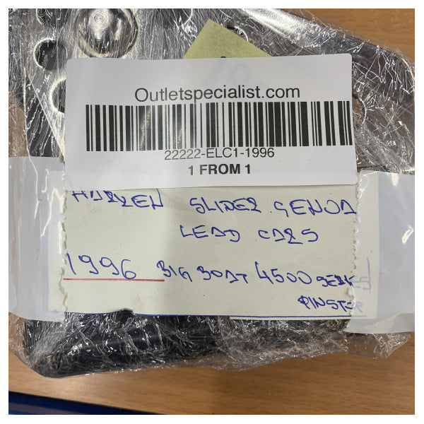 Harken 1996 Big Boat Genoa-fokvogn med pin-stop-slæde 32 mm 