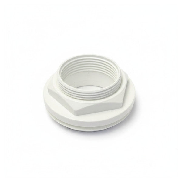 Marine Toilet Pipe Escutcheon Flange 48mm White - Yacht Plumbing Rosette FI48 