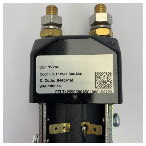 Quick 12V bovpropel-solenoide-kontaktor-relæ - FTLT12550S00A50 