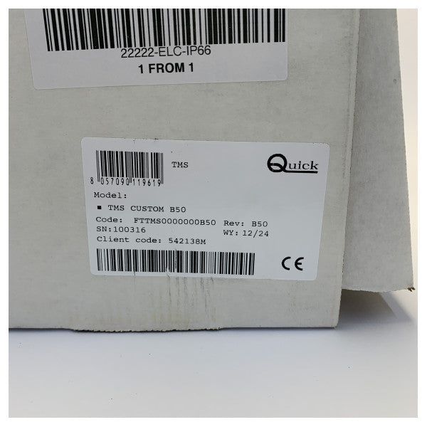 Interrupteur principal et boîtier de commande à distance Quick TMS Thruster - BTQ-BRT 