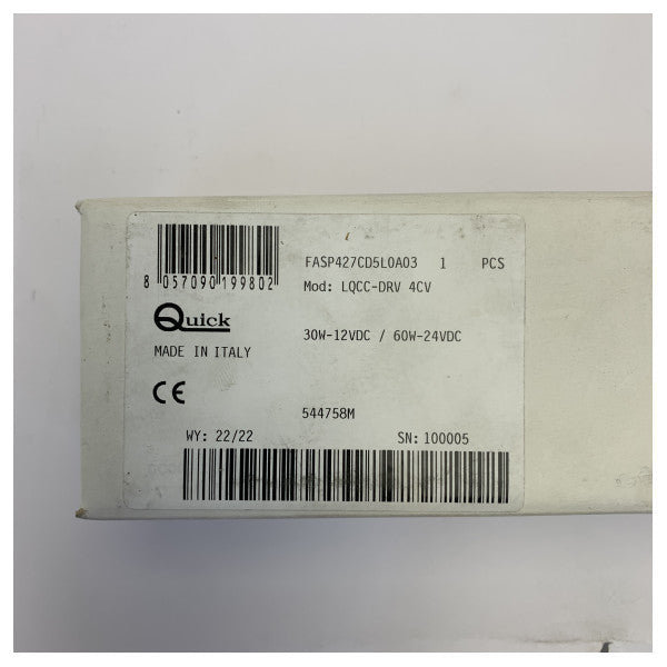 Driver pour bande LED RGBW Quick L-QCC-DRV 4CV Color Control 12/24V 