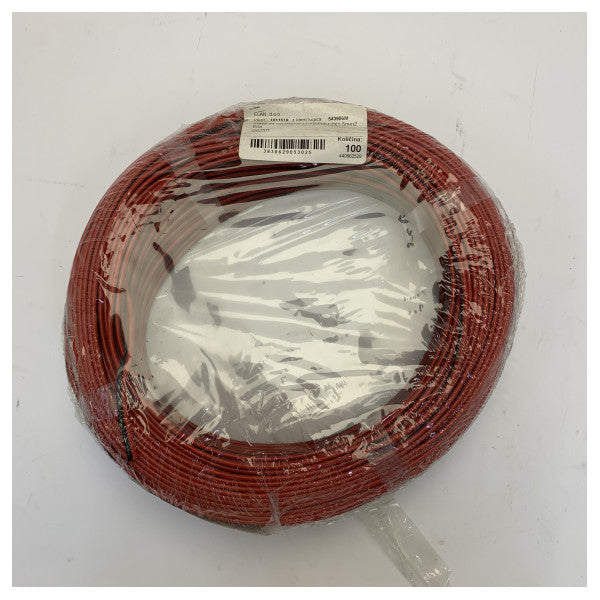 Cavo per altoparlanti ignifugo marino FRH 2x1,5 mm² Rosso/Nero - Rotolo da 100 m 