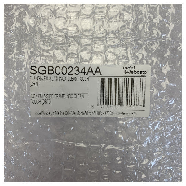 Isotherm Indel Webasto 5GB00234AA Inox-Einbaurahmen für DR70-Schublade 