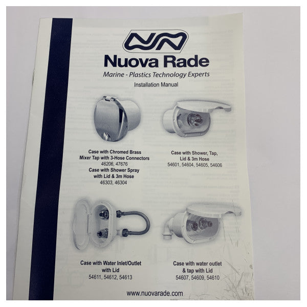 Lalizas Marine Deck Shower & Washdown Station - Complete Installation Kit