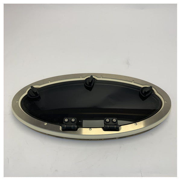 Rutgerson Oval Chrome Power Porthole Window for Yachts - 446641M