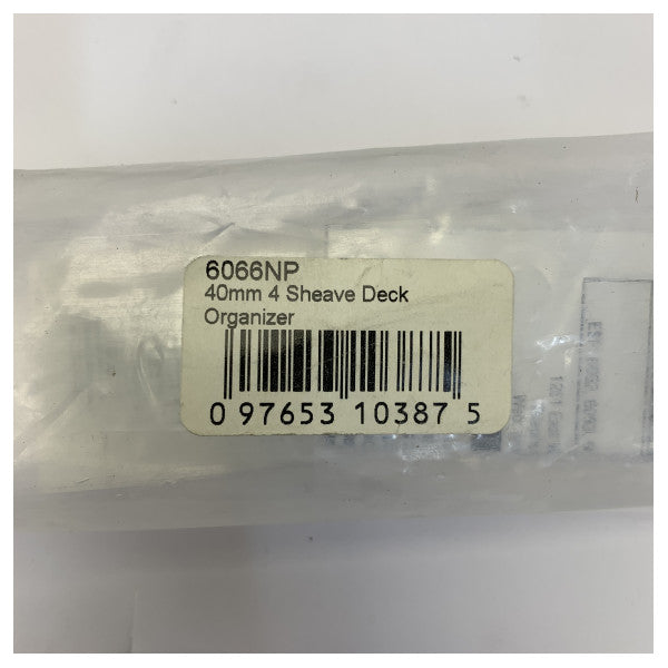 Harken ESP 40 mm dækorganizer - 4-skive yachtbeslag - 6066NP 
