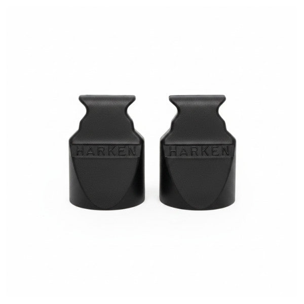 Harken Big Boat Hi-Beam Tampas de acabamento (par) - tampas de extremidade de calha alta de 32 mm 