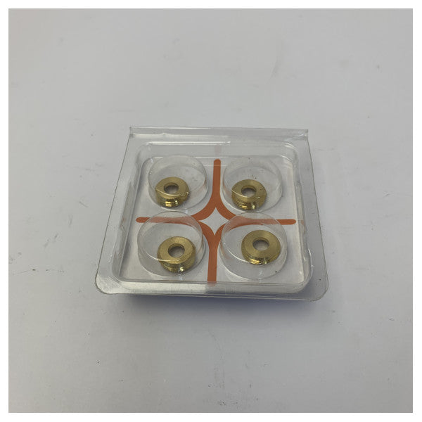 Decorative Chrome Marine Screw with Brass Insert AN-15-CP - Yacht Hardware