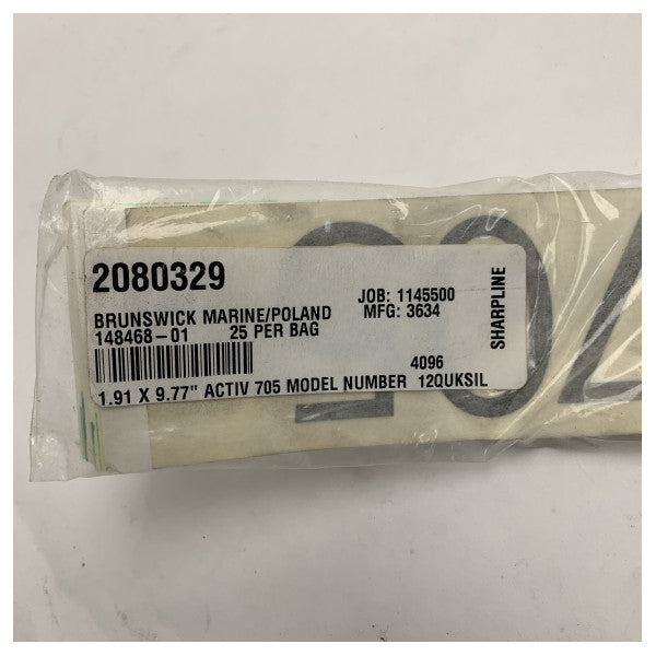 Quicksilver Activ 705 maritimes Dekorlogo / Aufkleber - 148468-01 