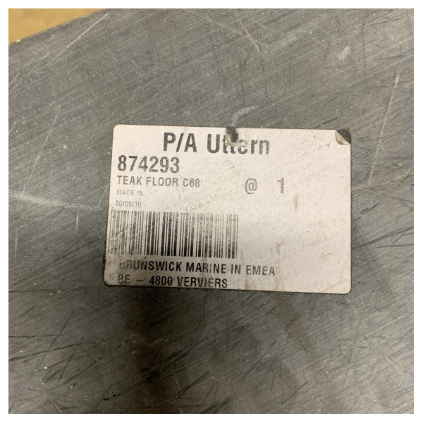 Incrustación de suelo de teca Uttern C68 para plataforma de natación - 874293 