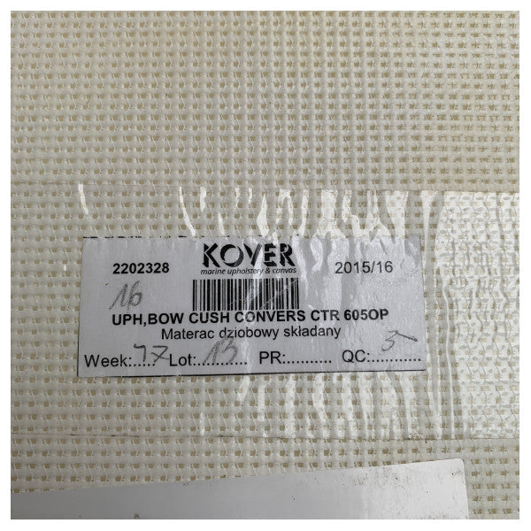 Quicksilver 605 Activ Bow Sundeck Umrüstkissen Weiß - 2202328 