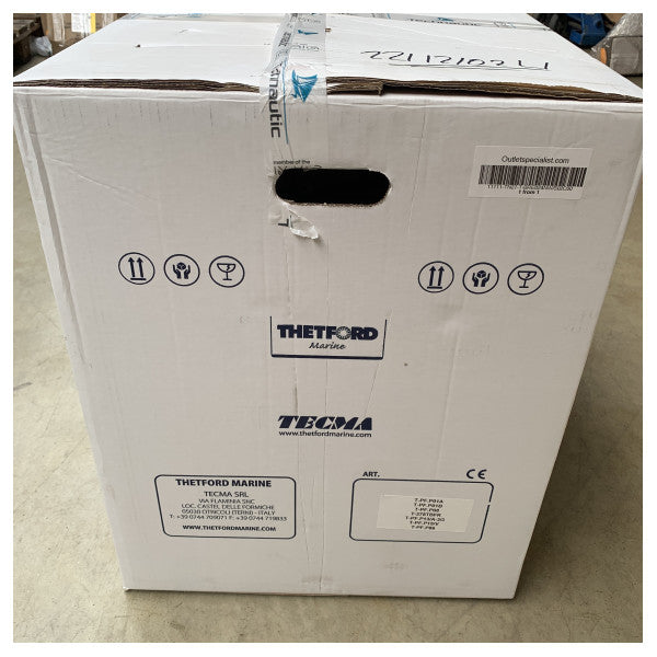 Tecma Breeze elektrisk 24V standard aktermontert marinetoalett - BRE024NW/S02 