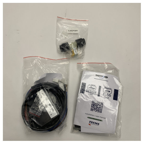 Tecma Breeze elektrisk 24V standard aktermontert marinetoalett - BRE024NW/S02 