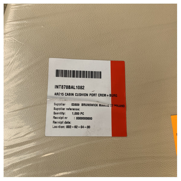 Quicksilver Arvor 215 Kabine Kissen Steuerbord Creme - 878BAL1082 