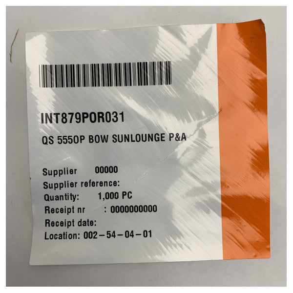 Quicksilver Activ 555 Open Bow Sunlounge Marine Seat Cushion Kit - 879POR031