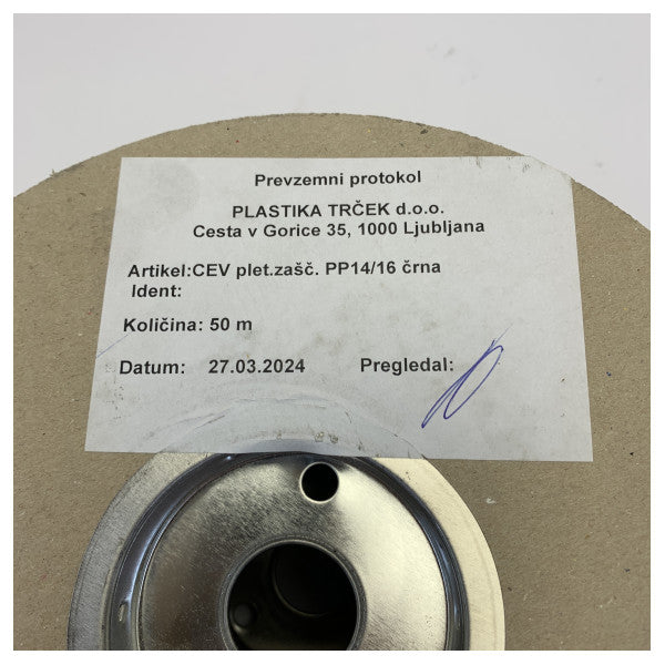 Plastika Trcek PP 14-16 Conduit de câble flexible en polypropylène 1 m 