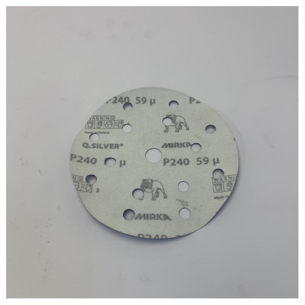 Mirka 150mm slibeskive P240 Multi-Hole Grip -P240 