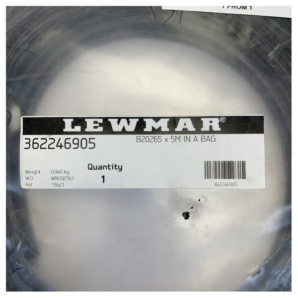 Lewmar Ersatzzubehör für Waschbord-Dichtung aus Gummi - 362246905 - Yacht-Hardware 