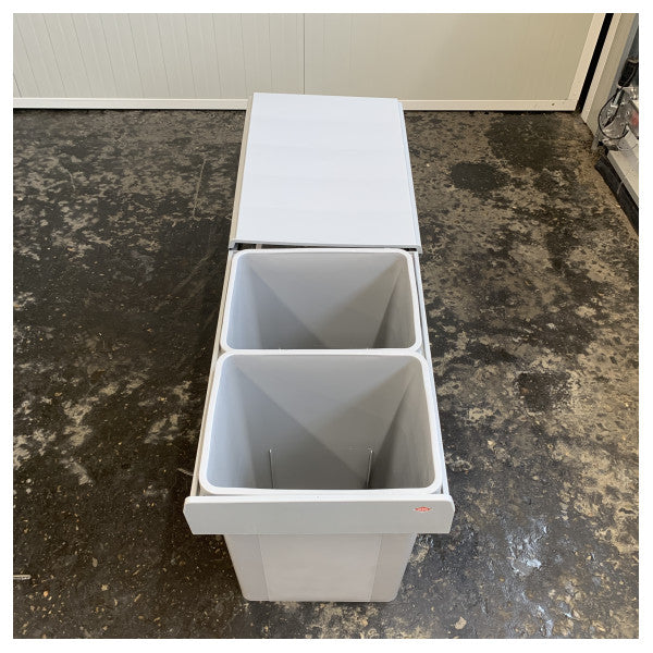 Wesco Traditionline Big Double 52 l Cestino da incasso per rifiuti 757-811-85 