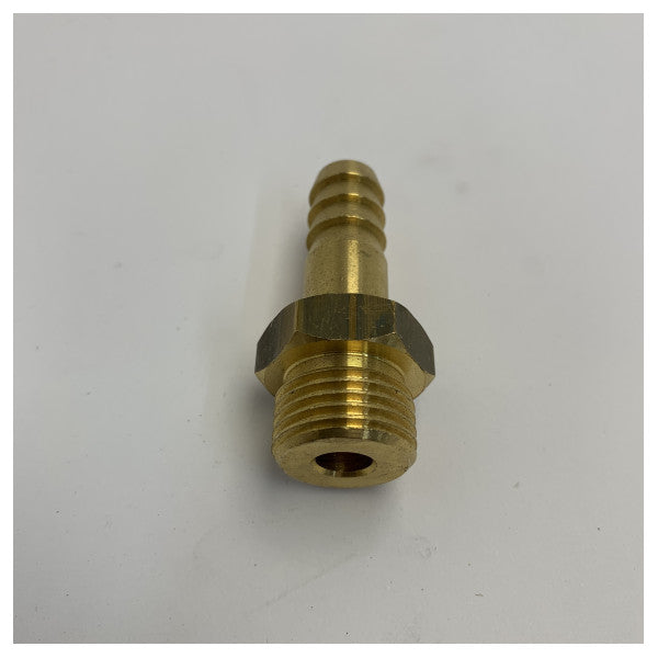 Conector de espiga de manguera de latón a rosca macho NPT de 1/2 pulgada-14 - Herrajes marinos para yates 