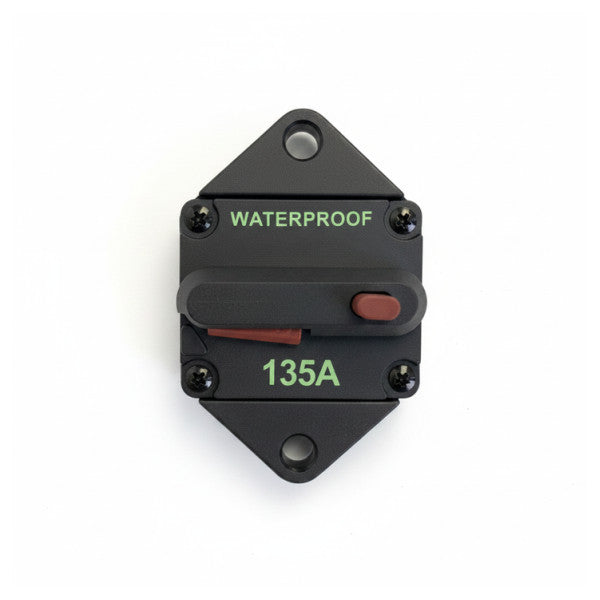 Disjuntor Marinho 135A à Prova de Água 12V/24V DC com Reposição por Botão - 2100962 