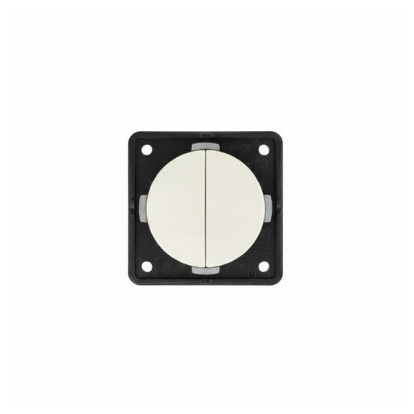Berker Integro 936712509 Flush-Mount Electrical Switch - White