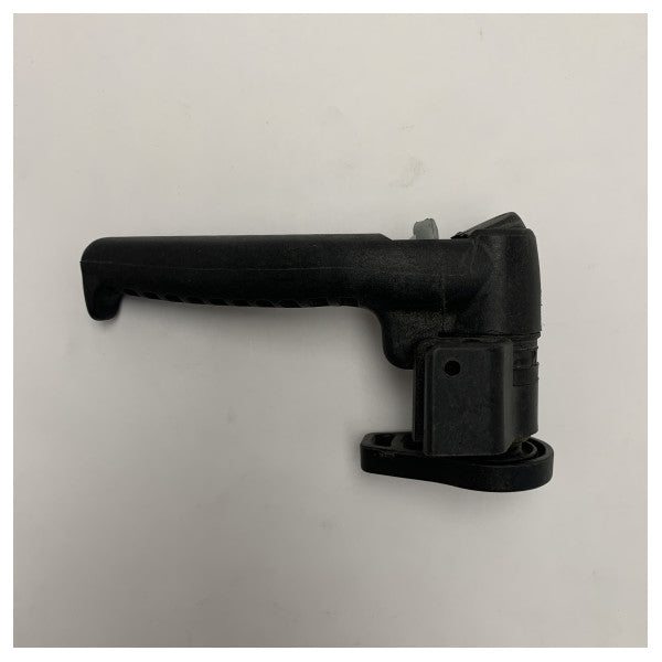 Poignée de fermeture de trappe de remplacement Bomar P2000-18-RA-IO Noir 