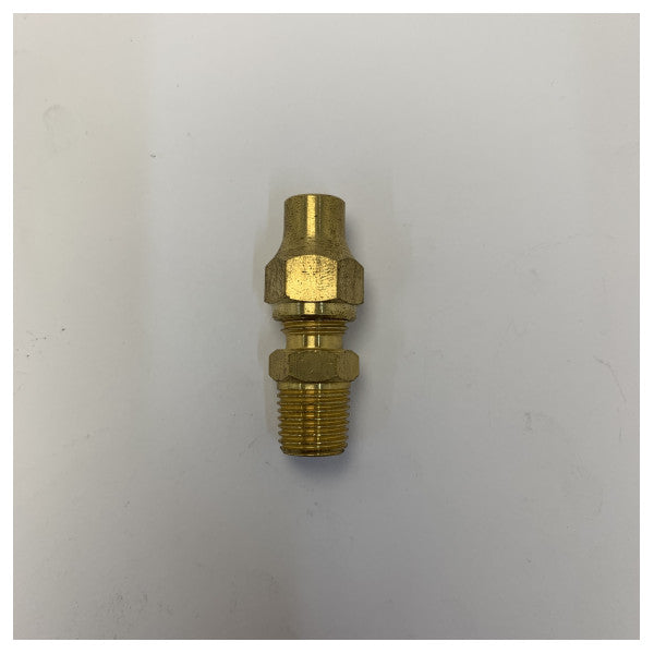 Marine Messing-Kegeladapter - 5/16 Zoll auf 1/4 Zoll Außengewinde-Kegelverschraubung - 03-2709 
