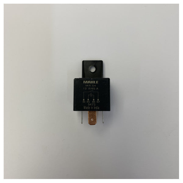 Relais Mahle 12 VDC 40 A à 4 broches MR55 pour systèmes électriques marins et de yacht 