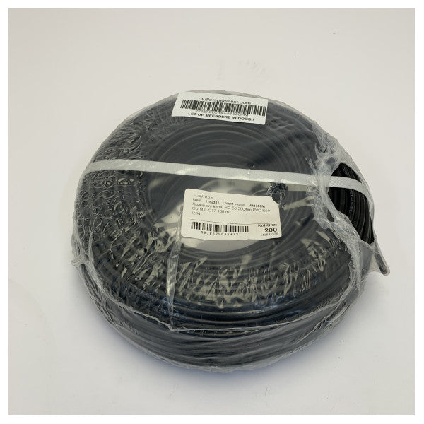 RG58 Coaxial Cable 50 Ohm - Marine Grade Electrical Cable for Yacht VHF/Radio 1m