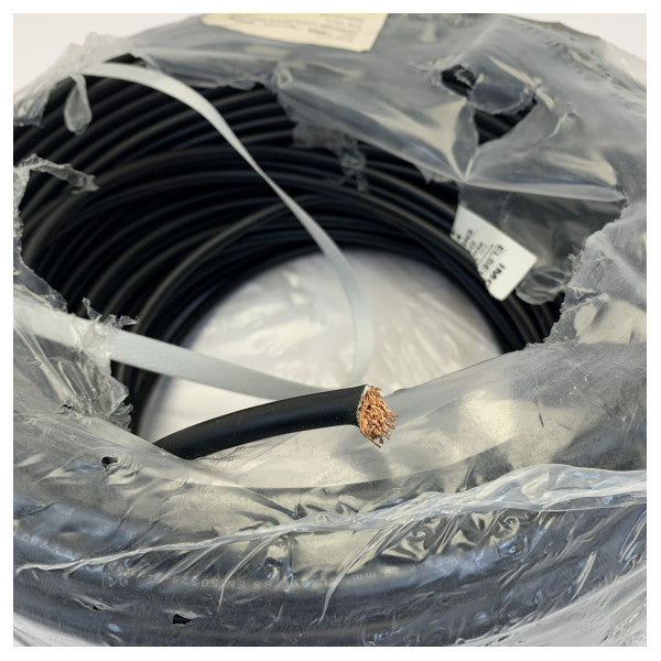 H07V-K 16mm2 flexibles einadriges Elektrokabel - Schwarzer Marine- und Yacht-Draht 1 