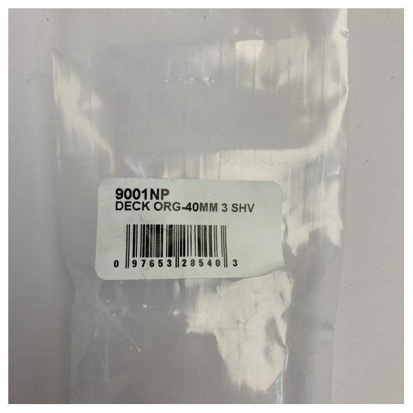 Harken 40mm 3-Scheiben-Decksorganizer - 9001 Yacht-Hardware 