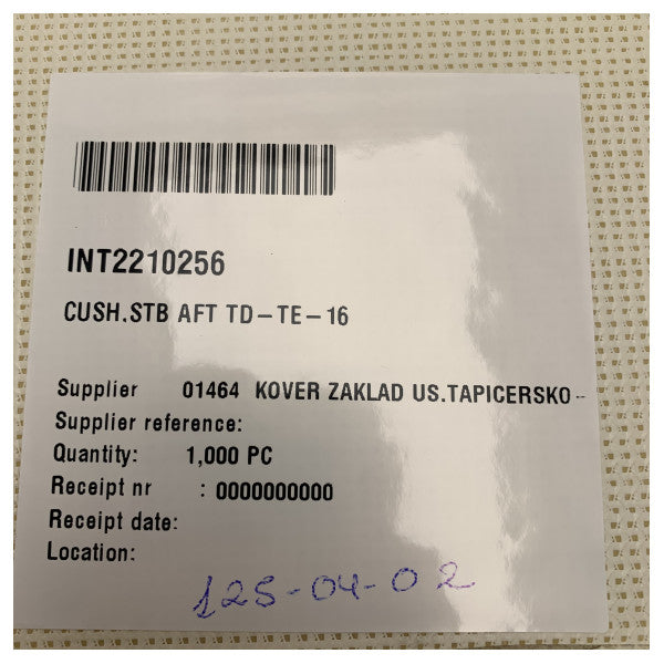 Quicksilver 675 Steuerbord Heck Sitzbezug Kissen grau - 2210256 