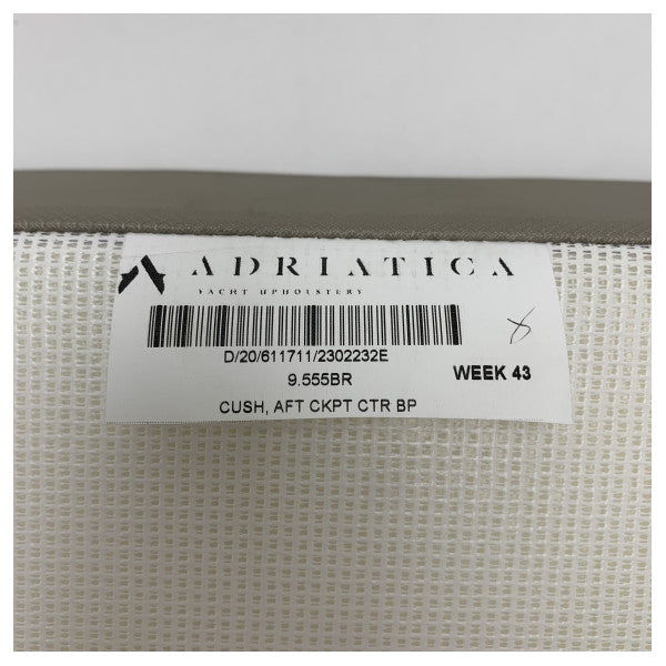 Quicksilver Active 555 Bowrider Heckcockpit Sitzkissen grau - 2302232E 