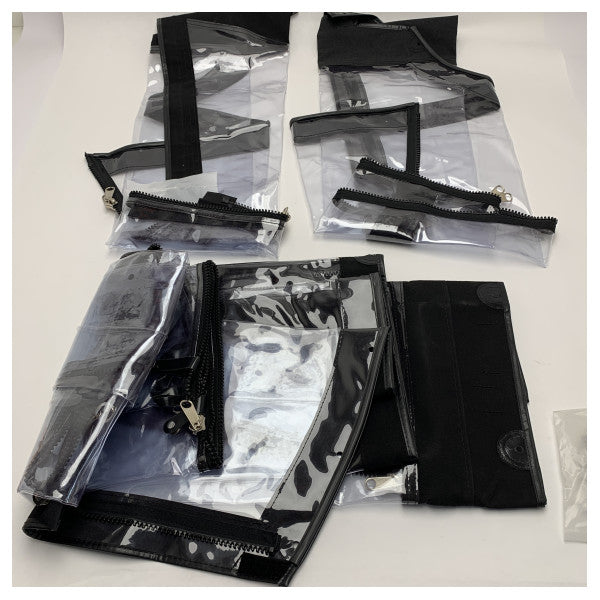 Quicksilver Activ 555 Bowrider Cockpit Enclosure Kit Black - VK_QS555BRE1R