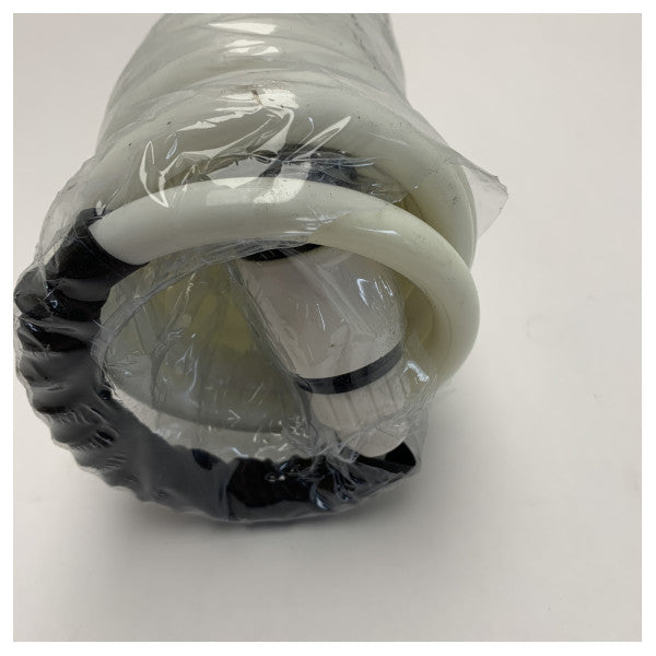 T-H Marine Waschschlauch-Kit Weiß Spiralschlauch mit Düse - WDH-15W-B 