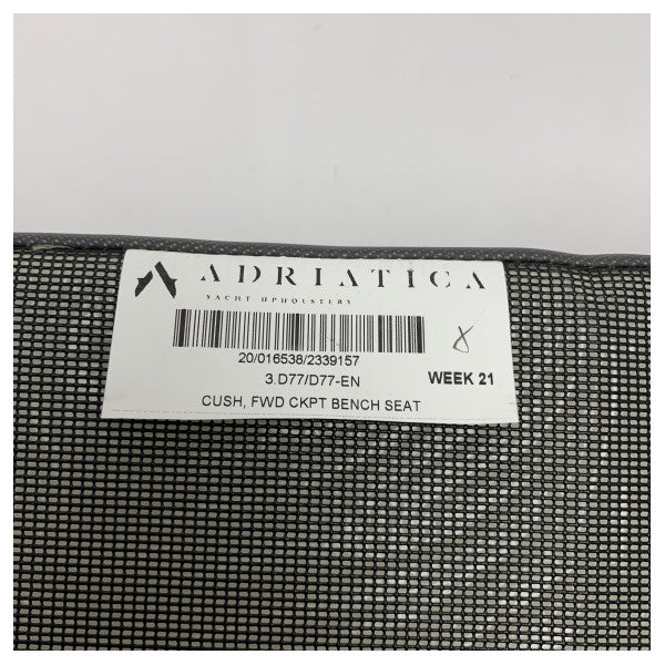 Uttern D77 Vorderes Sitzcockpit-Bankkissen Anthrazit - 2339157 