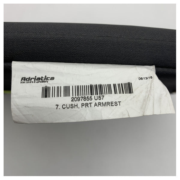 Poduszka na podłokietnik Uttern Armrest Cushion Antracyt dla D/T57 - Trwały, wygodny akcesorium do siedzenia na łodzi 