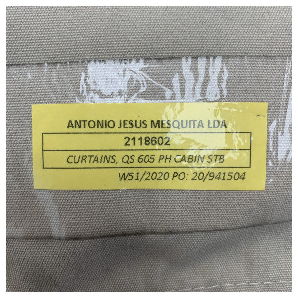 Cortina da Cabine do Lado Estibordo Quicksilver Activ 605 Pilothouse Bege - 2118602 